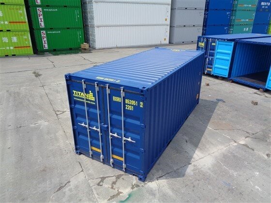 Container asciutto da 20 piedi usato con doppia porta