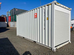 Container High Cube da 6 metri con porte avvolgibili.